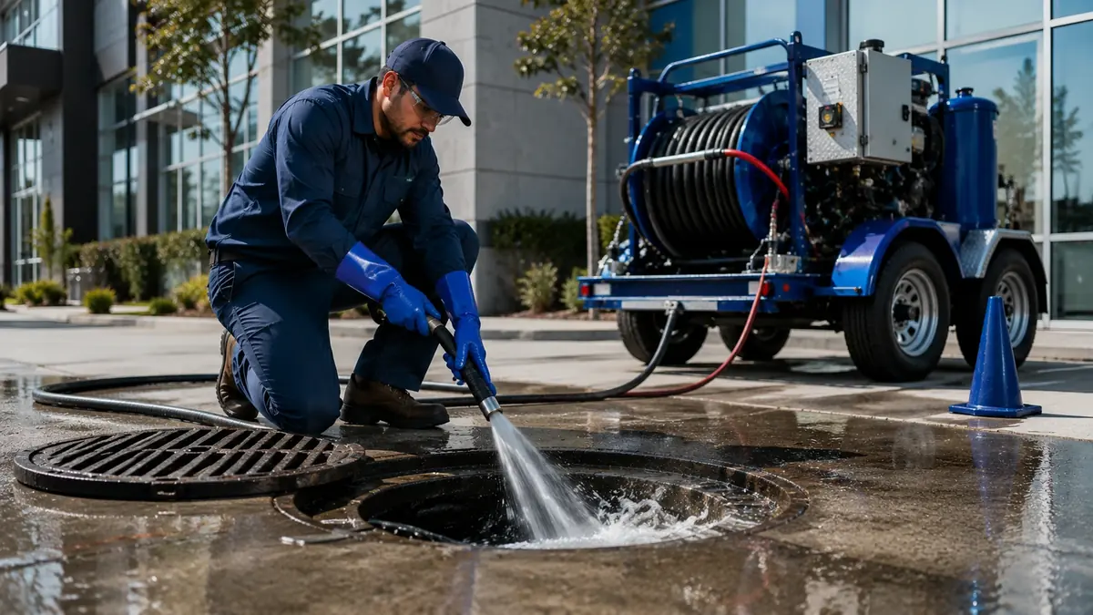 Commercial Hydro Jet Drain Cleaning in California Hot Springs